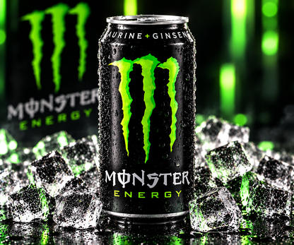 Cans of drink & water