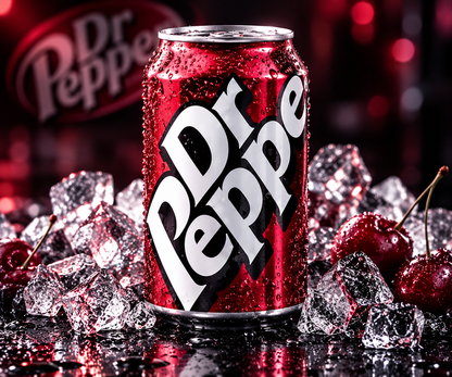 Cans of drink & water