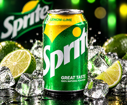 Cans of drink & water